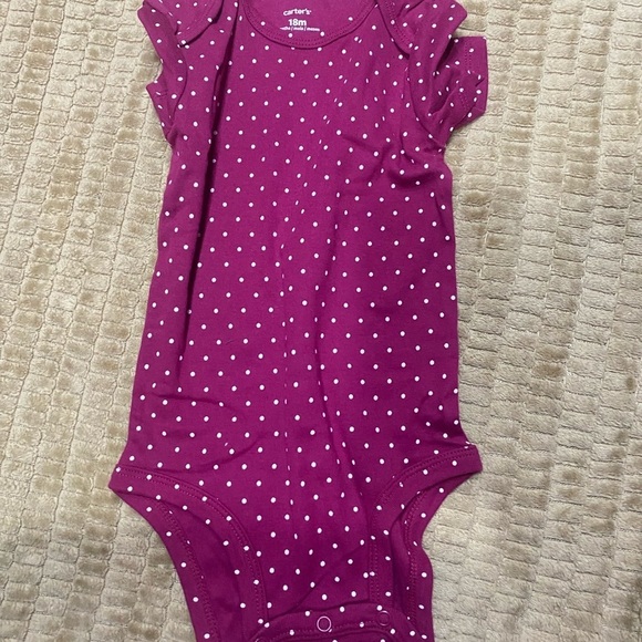 Carter’s 3Pc hoodie fleece jacket, pink onesie , gray leggings 
NWT - Picture 6 of 7